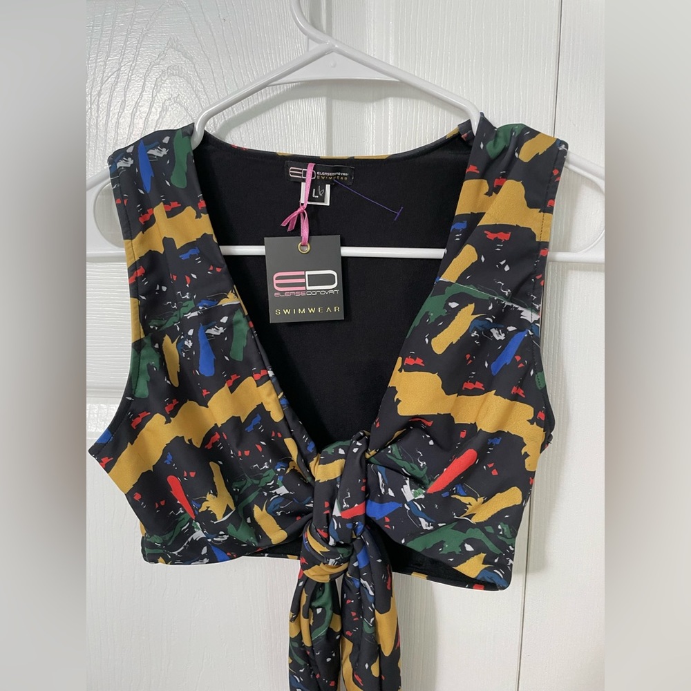 Elease Donovan Swimwear Crisscross Top